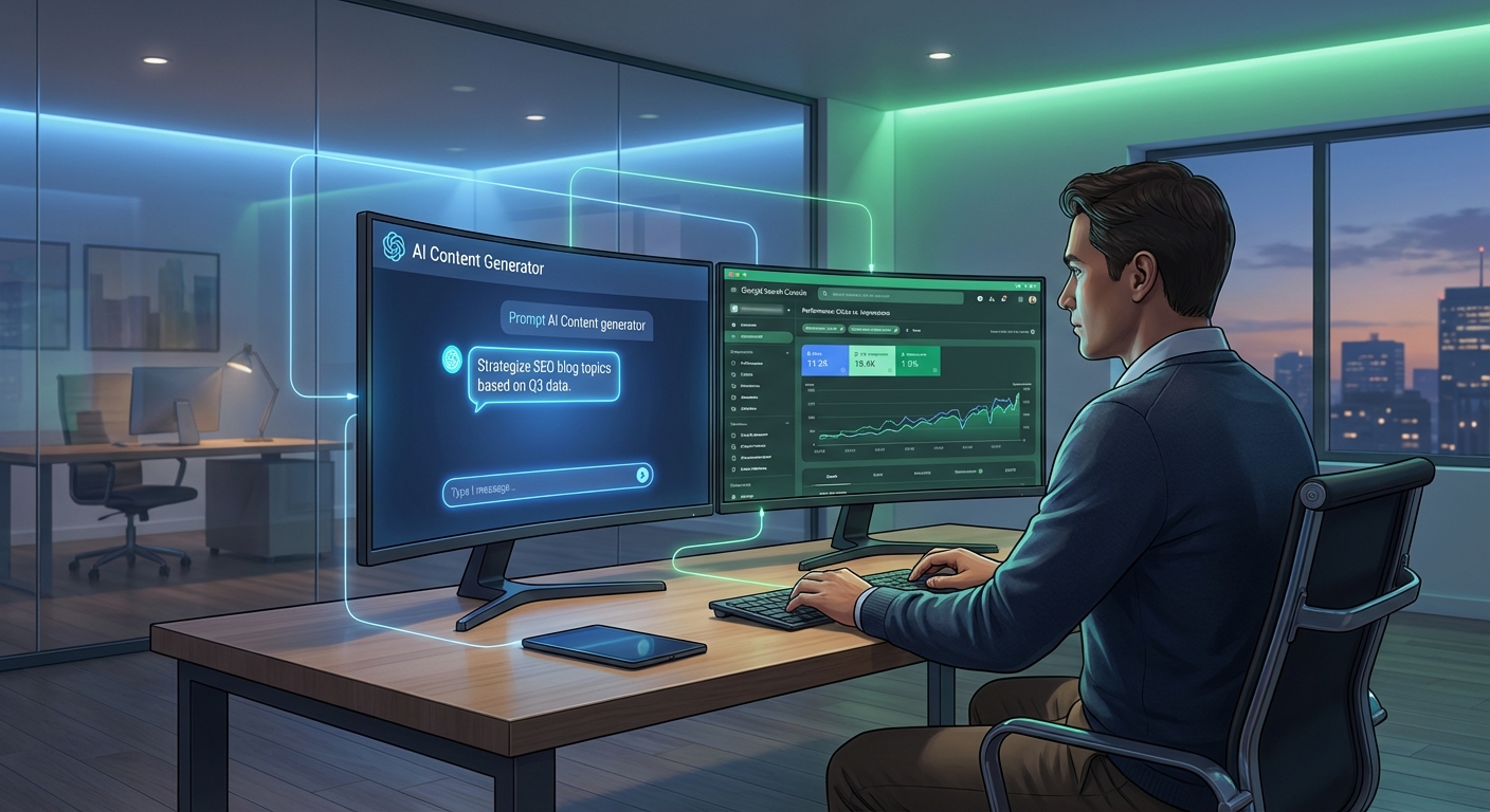 ۷ معیار کلیدی برای انتخاب بهترین دوره تولید محتوا با هوش مصنوعی که بر سئو و GSC تمرکز دارد.