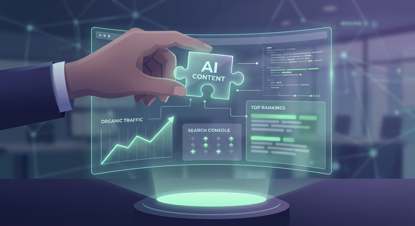 تأثیر سرفصل‌های دوره ی تولید محتوا با هوش مصنوعی بر رشد ترافیک و بهبود داده‌های سئو.