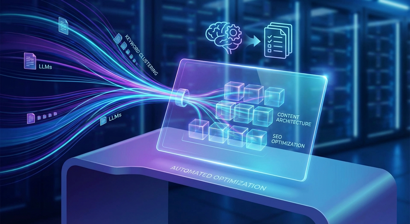 تصویرسازی انقلاب هوش مصنوعی در تولید محتوا و معماری سئوشده، کلیدی برای تحلیل روندها و آینده تولید محتوا.
