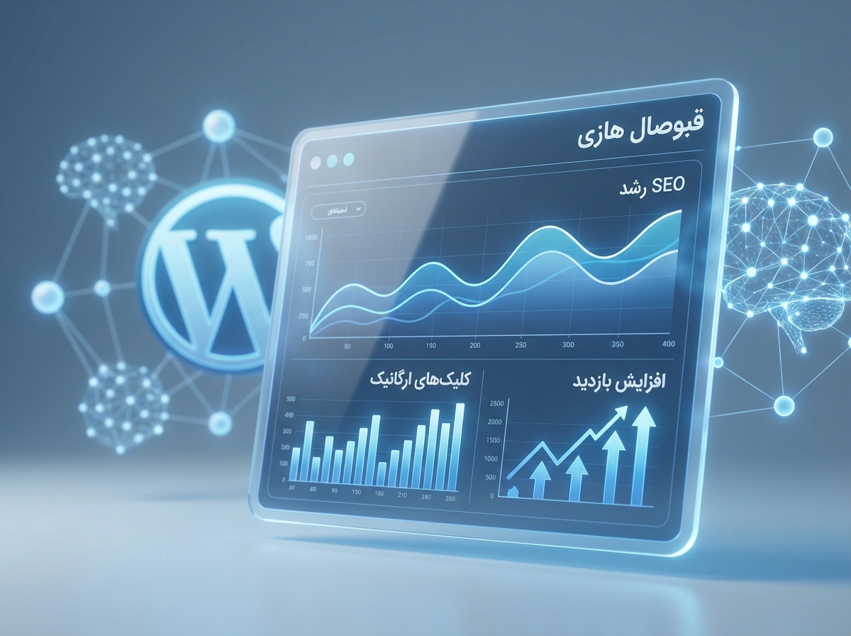 داشبورد هوشمند مثلث برای نمایش رشد سئو و کلیک‌های ارگانیک وردپرس