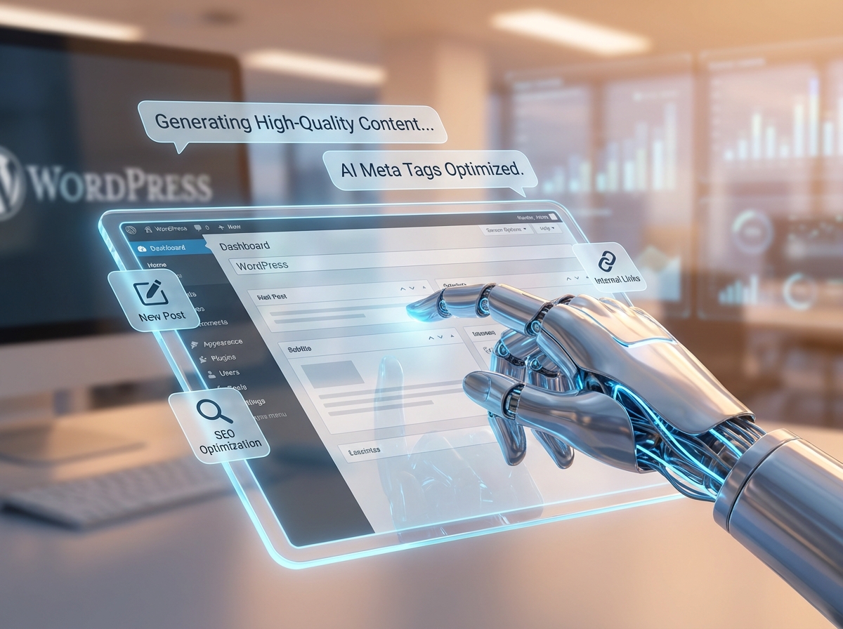 اتوماسیون تولید محتوا و سئو وردپرس توسط هوش مصنوعی مثلث