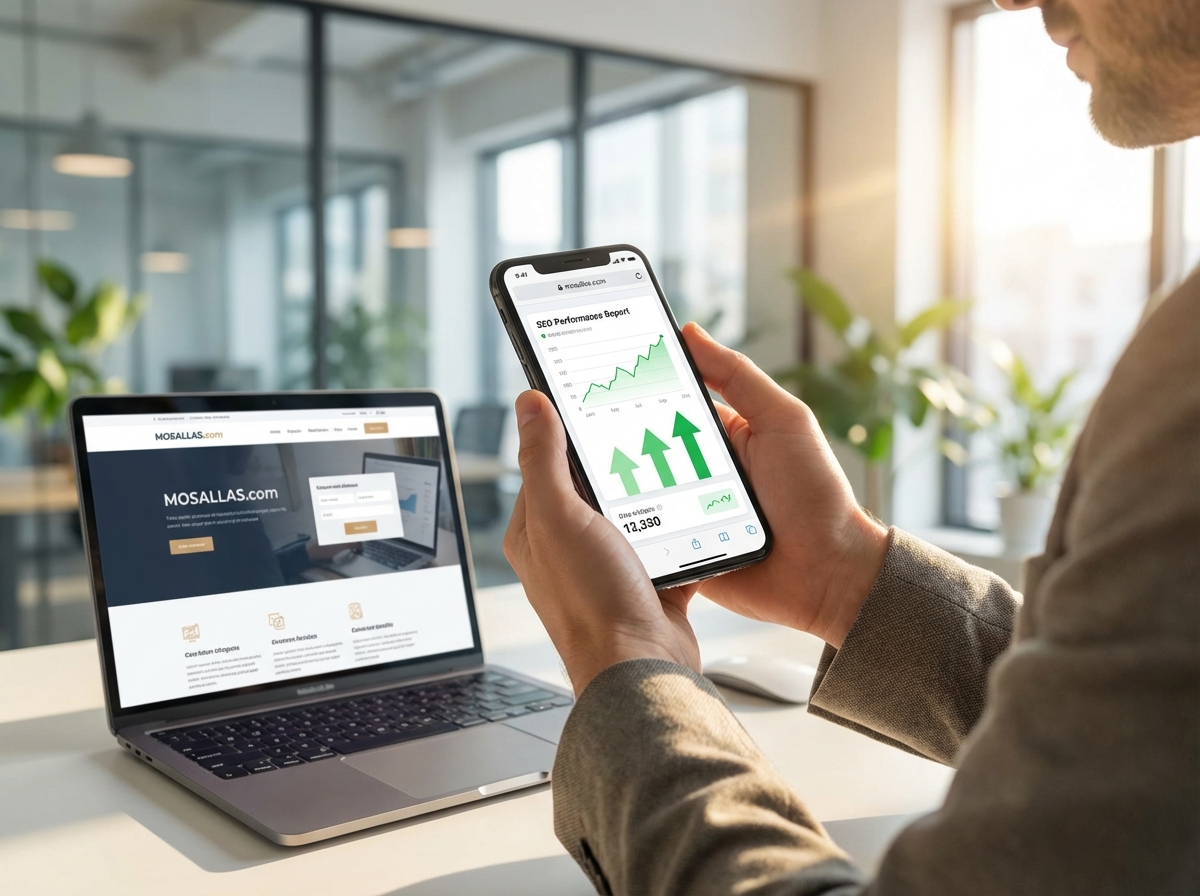 مدیریت سئو و گزارش‌های سرچ کنسول در موبایل با مثلث