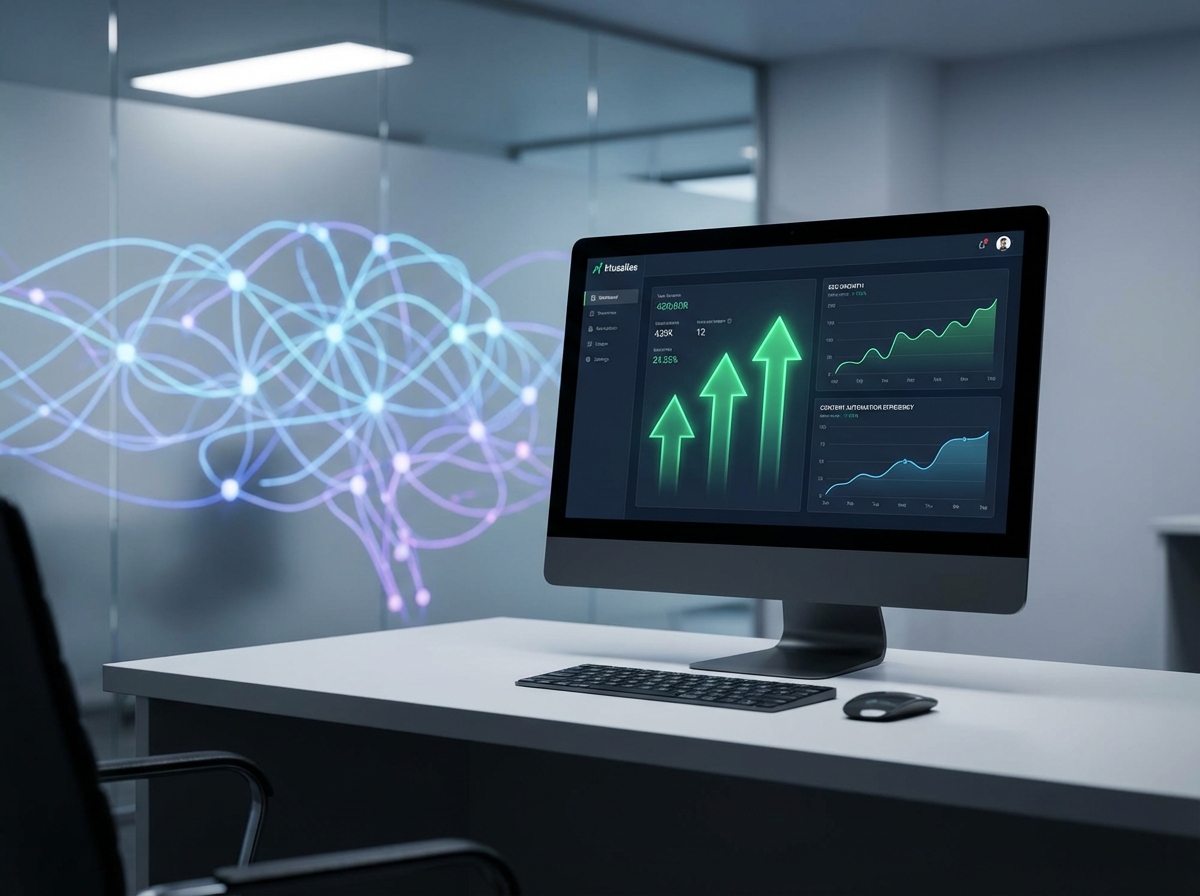 داشبورد مدیریت محتوای هوشمند مثلث برای رشد سئو