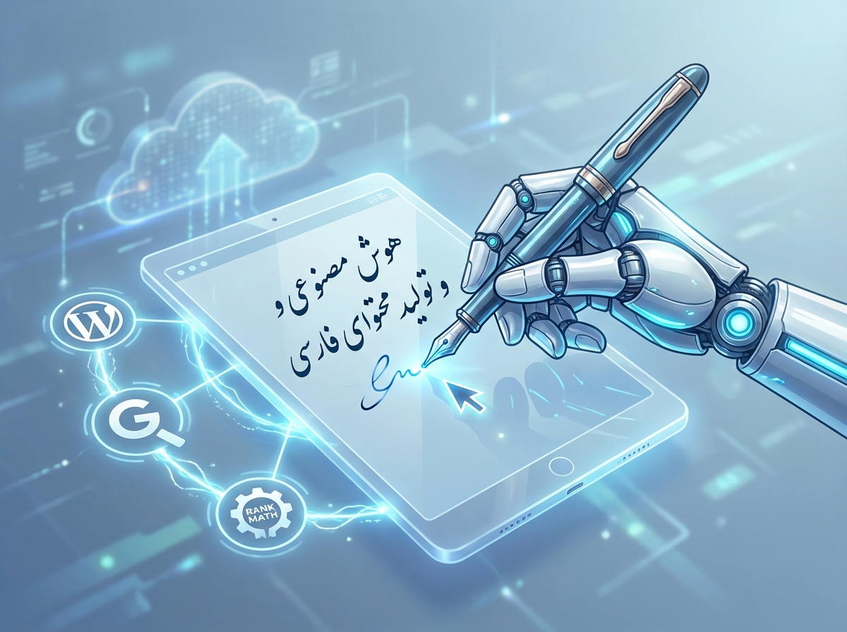 تولید محتوای فارسی خودکار با هوش مصنوعی و اتصال به وردپرس