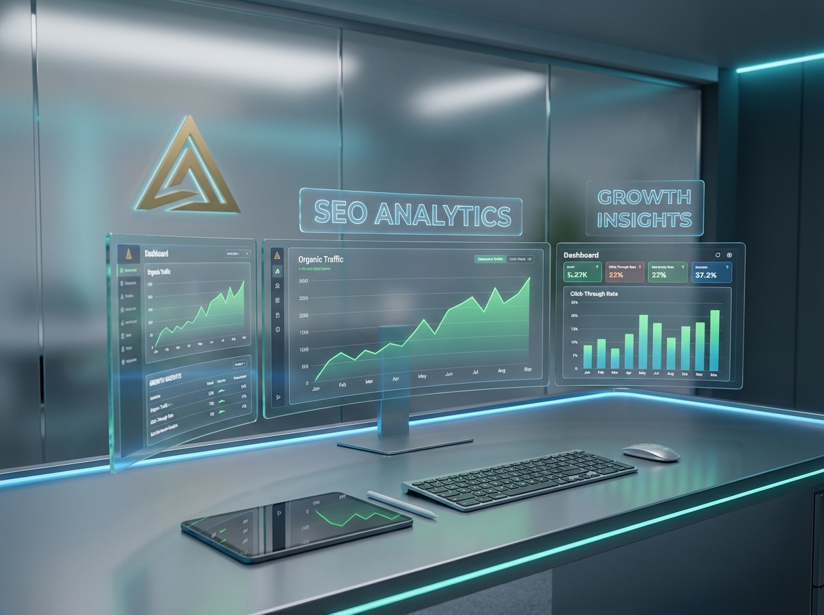 داشبورد افزایش کلیک با محتوای هوشمند و تحلیل داده‌های سئو