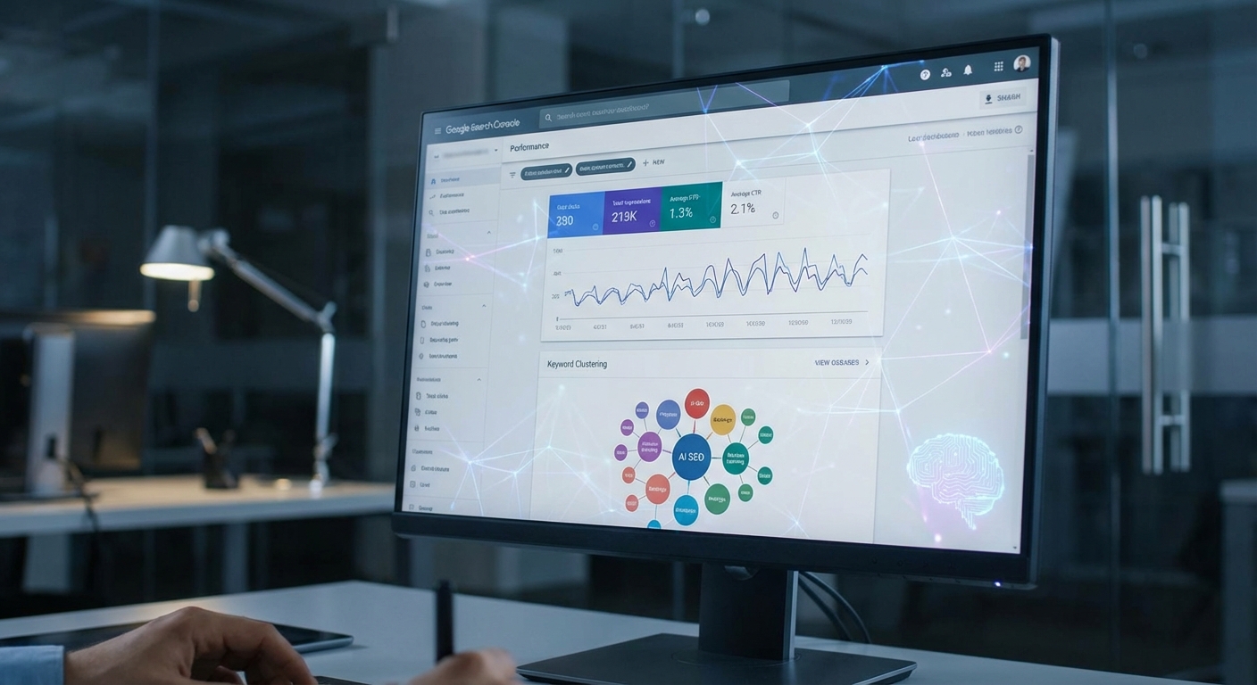 تحلیل دادههای سرچ کنسول توسط هوش مصنوعی و نقش آن در سئو، یک مفهوم کلیدی در دوره رایگان تولید محتوا با هوش مصنوعی.